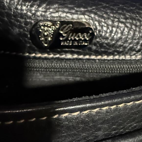 Gucci Black Leather Crossbody and Wallet Bundle - Picture 13 of 16